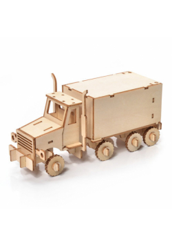 Little Story Drewniane Puzzle Model 3D - Ciężarówka