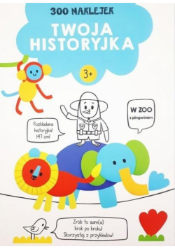 300 naklejek. Twoja historyjka 3+ (niebieska)