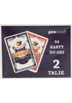 Karty do gry 54 2 talie