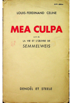 Mea Culpa 1937 r.