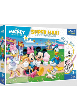 Puzzle 24 Super Maxi Mickey w wesołym miasteczku