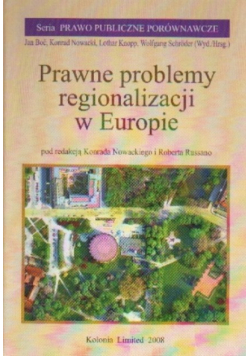 Prawne problemy regionalizacji w Europie