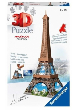 Puzzle 3D 54 Mini budynki: Wieża Eiffel