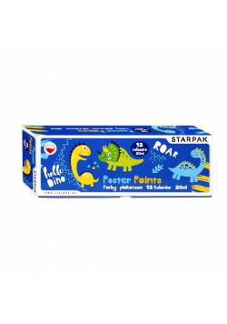 Farby plakatowe Dino 12 kol/20ml