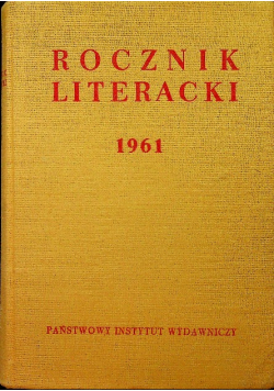 Rocznik Literacki 1961