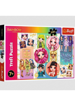 Puzzle 200 Przyjaźń Rainbow High TREFL