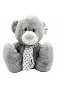 Kolekcja srebrna miś szary 25cm
