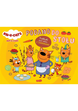 Kot-o-ciaki. Podano do stołu. Podkładki pod talerz