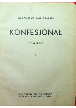Konfesjonał tom 1 i 2 1948 r.