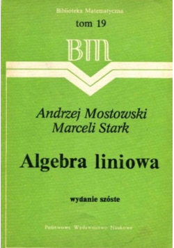 Algebra liniowa Tom 19