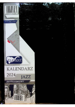 Kalendarz 2024 A4 tygodniowy Jazz