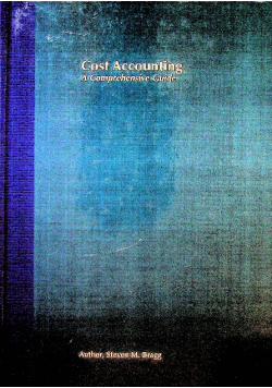 Cost Accounting A Comprehensive Guide
