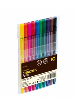 Cienkopis GR-280 10 kolorów GRAND
