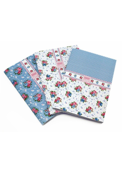 Zeszyt A6/32K gładki Shabby blue (3szt)
