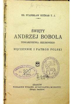 Święty Andrzej Bobola 1937 r