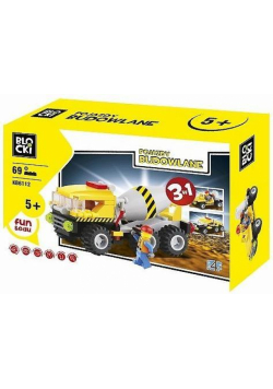 Klocki Blocki Pojazdy Budowlane 3w1 69 el
