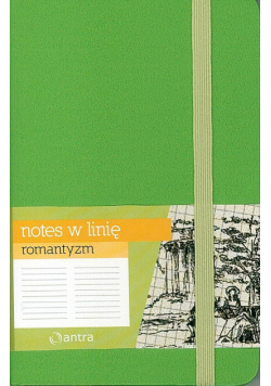 Notes A6 Linia Romantyzm Zielony ANTRA