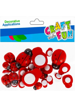 Biedronki drewniane 24szt