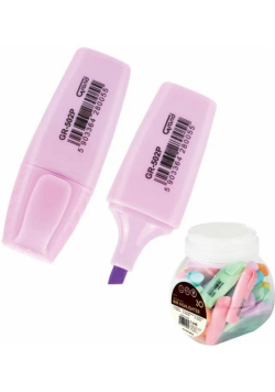 Zakreślacz GR-502P mini pastelowy (30szt) GRAND