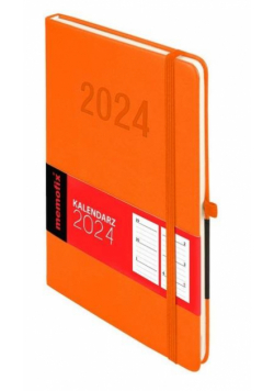 Kalendarz 2024 Memo A5 TDW pomarańczowy
