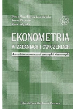Ekonometria w zadaniach  i ćwiczeniach