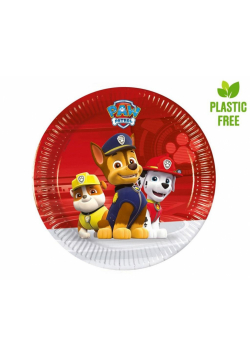 Talerzyki papierowe Psi Patrol 20cm 8szt