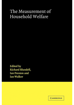 The Measurement of Household Welfare