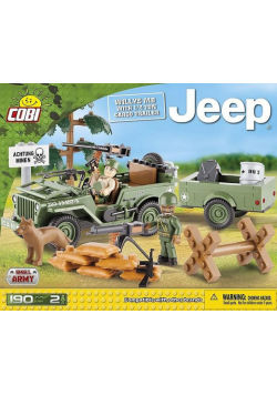 Small Army Jeep Willys MB w koszarach z punktem
