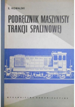 Podręcznik maszynisty trakcji spalinowej