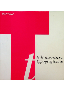Telementarz typograficzny Twożywo