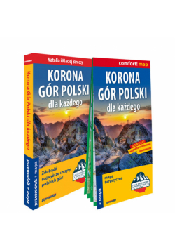Korona Gór Polski dla każdego 2w1 przewodnik+mapa