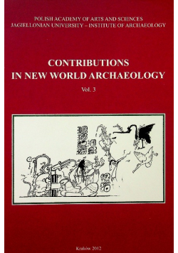 Contributions in new world archeology vol 3