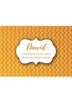 Magnes Imiona - Dawid