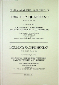 Pomniki Dziejowe Polski Seria II Tom XIV