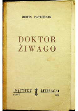 Doktor Żiwago.