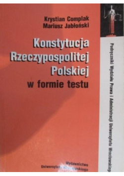 Konstytucja Rzeczypospolitej Polskiej w formie testu