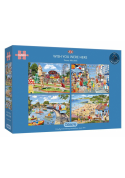 Puzzle 4x500 Szkoda, że Cię tu nie ma