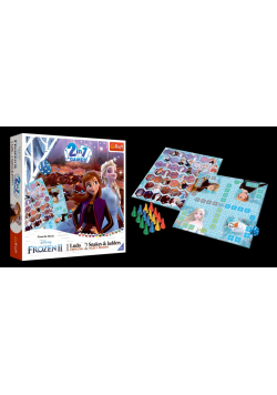 Frozen 2 2w1 Chińczyk - Węże i drabiny TREFL