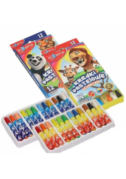 Kredki pastelowe 12 kolorów