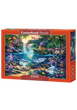 Puzzle 1500 Rajska Dżungla CASTOR