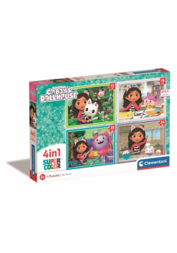 Puzzle 4w1 Super Kolor Gabby's Dollhouse