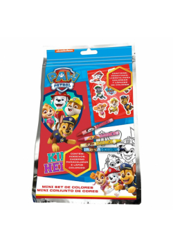 Psi Patrol- Mini Książka - Kolorowanka, Kredki...
