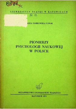 Pionierzy psychologii naukowej w Polsce
