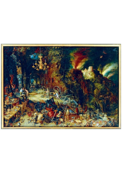 Puzzle 1000 Alegoria ognia,Brueghel