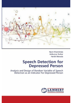Speech Detection for Depressed Person