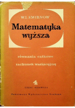 Matematyka wyższa tom 4