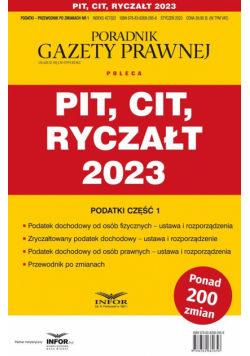 PIT CIT Ryczałt 2023. Podatki-Przewodnik