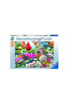 Puzzle 500 Ogrodowe ptaki