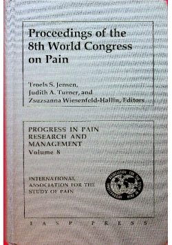 Proceedings of the 8th World Congress on Pain