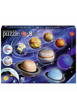 Puzzle 3D Układ Planet 522 elementy